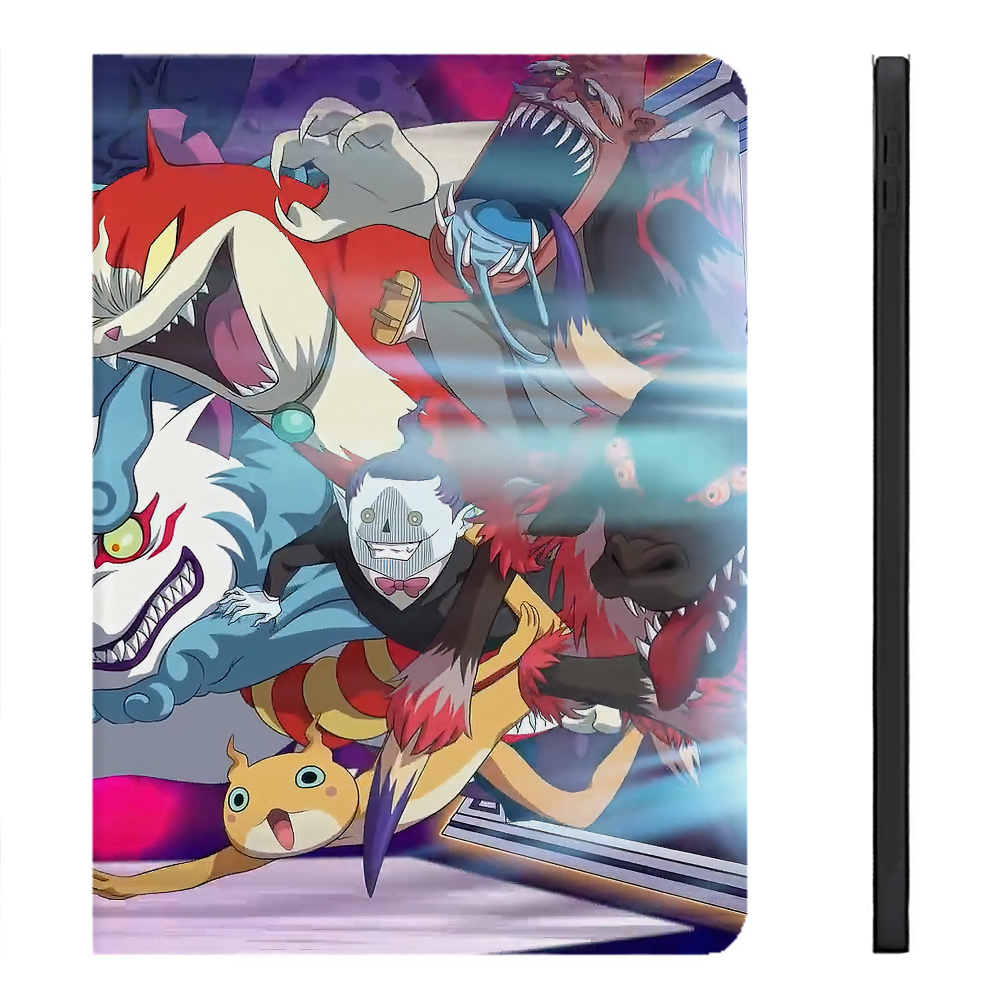 （画像用） 妖怪ウォッチ Yo-kai Watch IPadケース ペンホルダー付き ブックスタイルデザイン